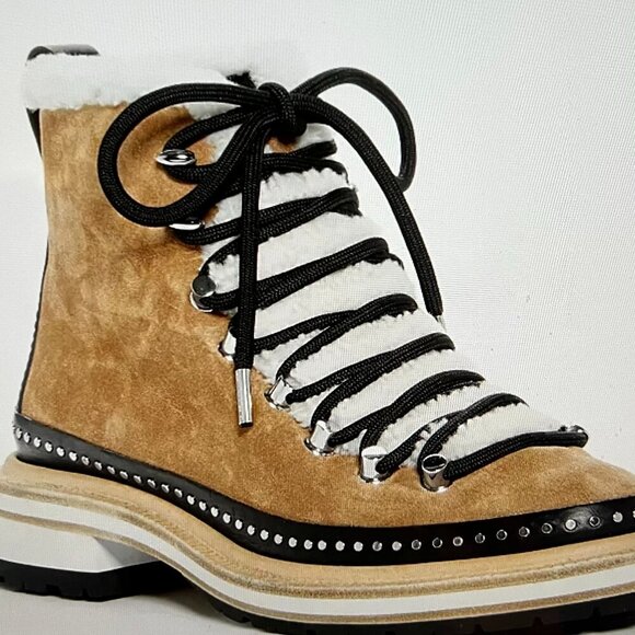 Rag & Bone Women's Compass Genuine Shearling Boots Size 9/39 - Picture 1 of 9